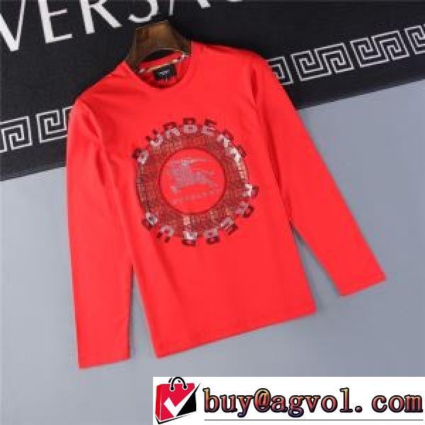 高級感ある 2色可選 BURBERRY偽物 ファション性の高い 長袖 /ロングTシャツ  2026AW バレンシアガコピー代引