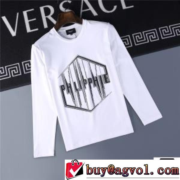 ポップ 耐久性のある  2026AW フィリッププレインコピー 長袖 /ロングTシャツ 3色可選 PHILIPP PLEIN偽物