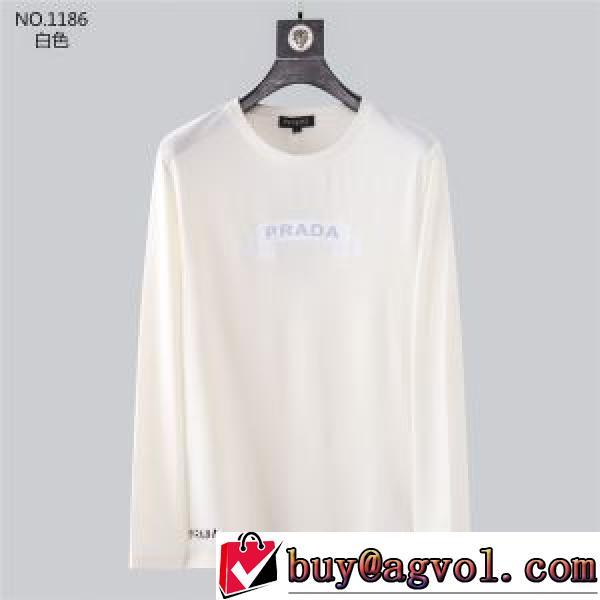 選べる極上 2色可選 長袖 /ロングTシャツ プラダコピー偽物  個性的  2026AW  PRADAコピー代引