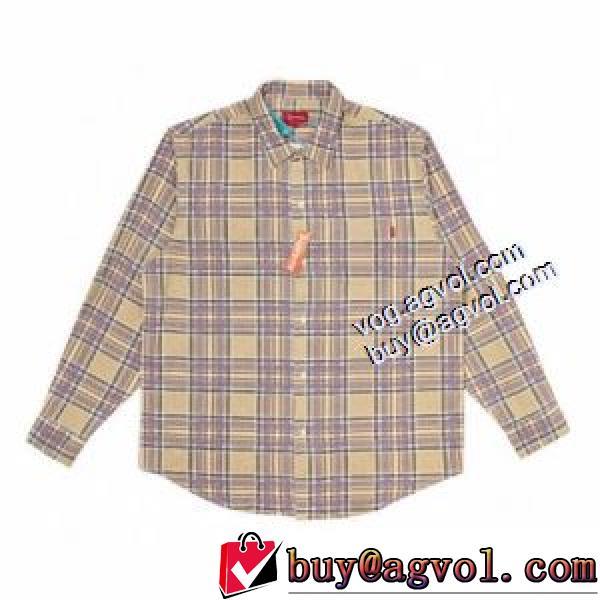 優しいフィット感 SUPREMEスーパーコピー 激安 シャツ Supreme SS20 Week 3 Printed Plaid Shirt 2色可選