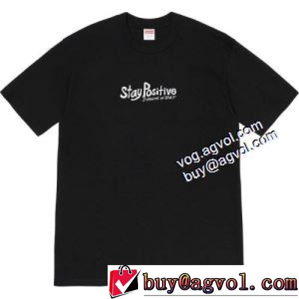 Tシャツ/半袖 Supreme 20FW Stay Positive Tee多色可選 SUPREME偽物ブランド  デザイン性の高い