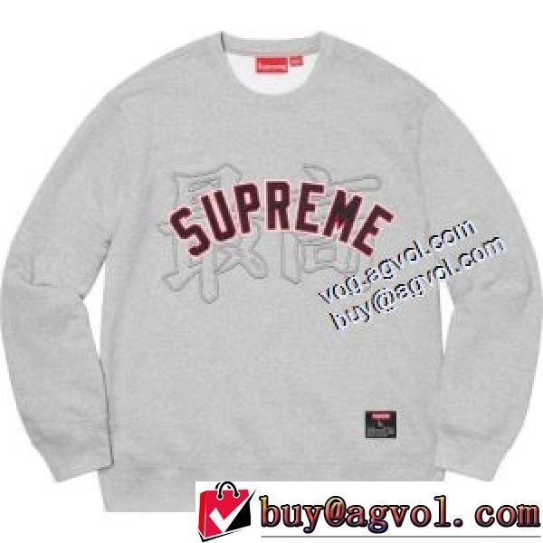 SUPREMEコピーブランド Supreme 20ss Kanji Logo Crewneck プルオーバーパーカー逸品 多色可選