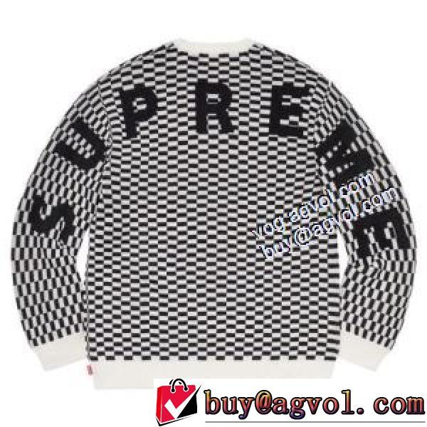 ゆったりとしたサイズ感 Supreme 20SS Back Logo Sweater プルオーバー SUPREME偽物ブランド