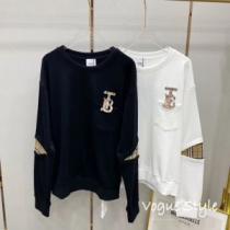 大好評 バーバリー 高級感ある BURBERRY 2026AW 2色可選  プルオーバーパーカーBURBERRYコピー プリントパーカ