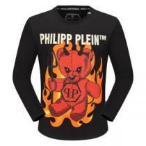 2色可選 PHILIPP PLEIN偽物  高品質 人気  2025AW フィリッププレインコピー 個性的なデザ長袖 /ロングTシャツ