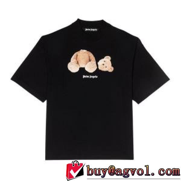 パーム エンジェルス Palm Angels 2026秋冬 絶大な人気を誇る 断頭熊のゆったり半袖Tシャツ パーム エンジェルス コピー ブランド 3色可選