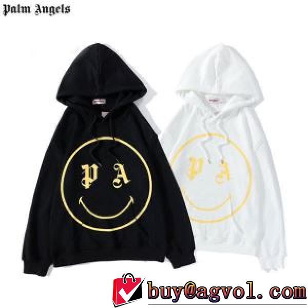 海外セレブ定番愛用 パーム エンジェルス Palm Angels スーパーコピー 代引 2026秋冬 パーカー 2色可選 Palm Angels X SMILE Y連名笑顔プリント