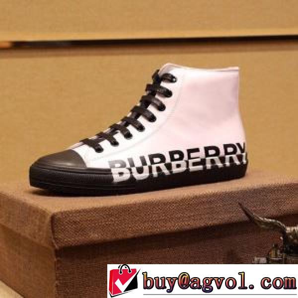 ファッション 人気 ハイトップシューズ 2色可選2026AW バーバリー BURBERRY スーパーコピー 