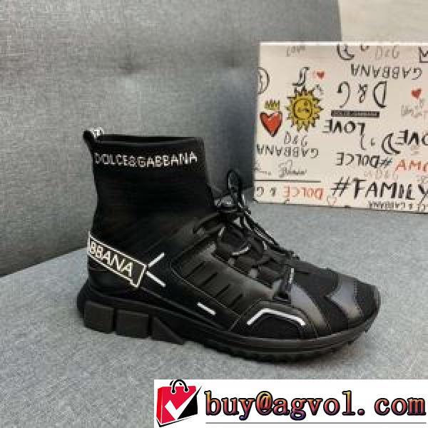 多色可選 2026秋冬新作 ハイトップシューズ ドルチェ＆ガッバーナ Dolce&Gabbanaブランドコピー お洒落に魅せる