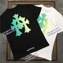大絶賛の履き心地! 快適 2色可選 2026AW 半袖Tシャツ CHROME HEARTSスーパーコピー 激安 