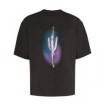 ◆モデル愛用◆ パーム エンジェルス Palm Angels 2026秋冬 スーパーコピー 激安 星空サボテンプリント半袖Tシャツ