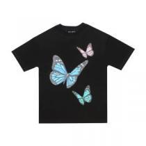 パーム エンジェルス 存在感◎ 2026秋冬 カラーチョウ字母プリント半袖Tシャツ スーパーコピー 代引 2色可選