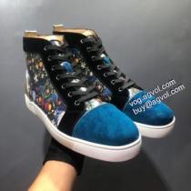 大好評 クリスチャンルブタン Christian Louboutinスーパーコピー 2026秋冬 ハイトップシューズ 