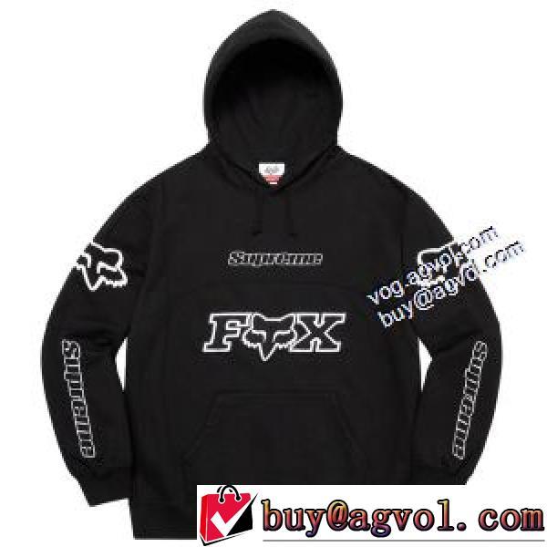 シュプリームコピー 高級感ある Supreme 20FW Fox Racing Hooded Sweatshirt パーカー シュプリーム SUPREME 