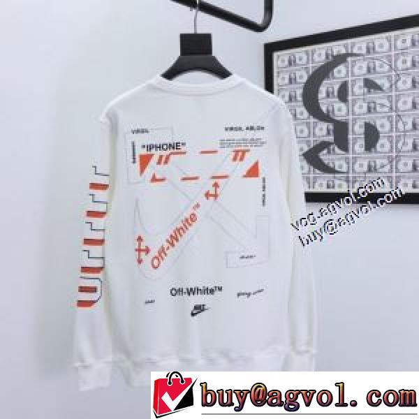 風合いが出る 2色可選 2026秋冬 Off-White オフホワイトコピー プルオーバーパーカー