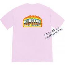 人気が爆発 シュプリーム Supreme 20FW Chromeフレイムアートフォントプリントの半袖Tシャツ シュプリームスーパーコピー 激安 6色可選