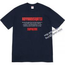 シュプリームブランドスーパーコピー 超人気美品◆ 20FW Supreme week17 Koyaanisqatsi 半袖Tシャツ 4色可選