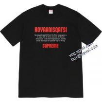 シュプリームブランドスーパーコピー 超人気美品◆ 20FW Supreme week17 Koyaanisqatsi 半袖Tシャツ 4色可選