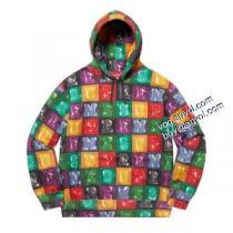 2026秋冬 ずっと人気? シュプリームブランド コピー Supreme Blocks Hooded Sweatshirt 字母の四角格子の中隊の帽子の護衛服 パーカー