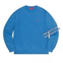 最安値！シュプリームスーパーコピー Supreme 20FW Small Box Crewneck 刺繍logo 3色可選 プルオーバーパーカー