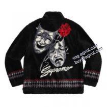 モデル大絶賛? Supreme 20SS Drama Mask Jacket 中わたジャケット ブルゾン シュプリームブランド 偽物 通販 3色可選