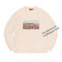 Supreme 20Fw Aerial Crewneck ニューヨークの大都会 高品質 プルオーバーパーカー シュプリームスーパーコピー 激安 2色可選