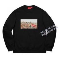 Supreme 20Fw Aerial Crewneck ニューヨークの大都会 高品質 プルオーバーパーカー シュプリームスーパーコピー 激安 2色可選