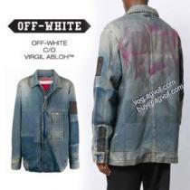 デニムジャケット 2色可選 2026秋冬 落ち着いた感覚 Off-White オフホワイトコピーブランド