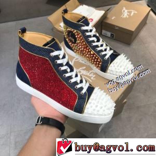 2026秋冬 クリスチャンルブタン Christian Louboutinスーパーコピー ハイトップシューズ お洒落に魅せる  