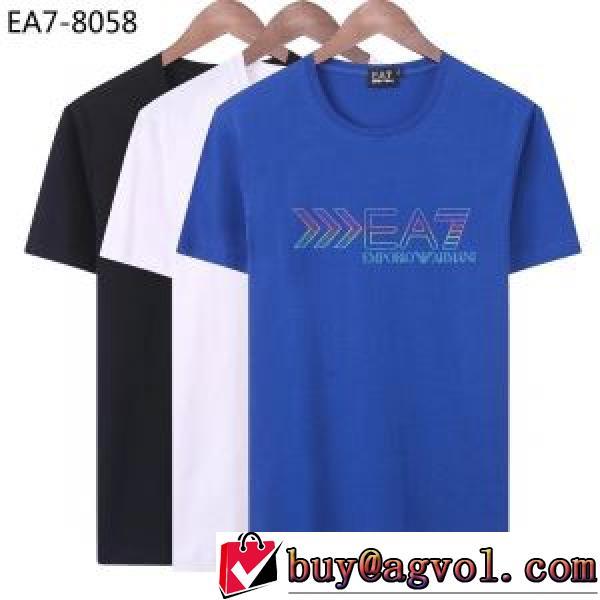 アルマーニブランド コピー 2026春夏 Tシャツ/ティーシャツ 3色可選 自然な肌触りアルマーニ ARMANI