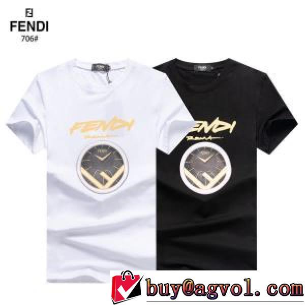 2色可選 人気販売中 フェンディブランド 偽物 通販 2026春夏 フェンディ FENDI 半袖シャツ