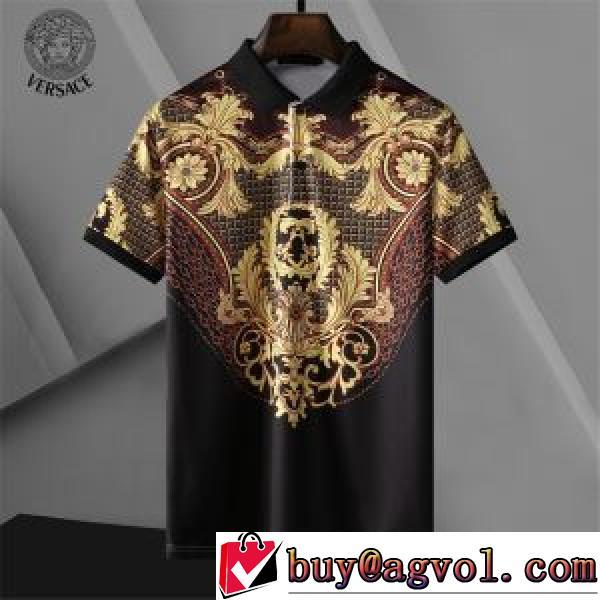 ヴェルサーチVERSACE 半袖シャツ 高級感ある 2025春夏 ヴェルサーチスーパーコピー