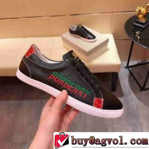 バーバリー BURBERRY 2色可選  魅力ファッション BURBERRY偽物ブランド 2026春夏 カジュアルシューズ