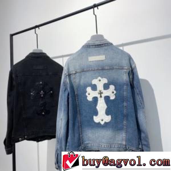 上品上質 デニムジャケット 2026春夏 クリスチャンルブタン偽物ブランド クロムハーツ CHROME HEARTS 2色可選 