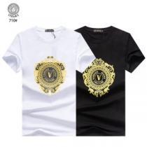 海外セレブ愛用 半袖シャツ 2026春夏 ヴェルサーチVERSACE VERSACEスーパーコピー 激安 2色可選
