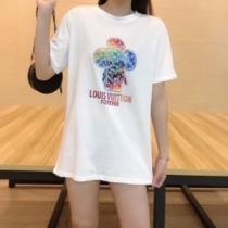 首胸ロゴ LOUIS VUITTONブランドコピー 2026春夏 半袖シ...