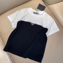 魅力的 プラダPRADA 2026春夏 半袖シャツ PRADAスーパーコ...