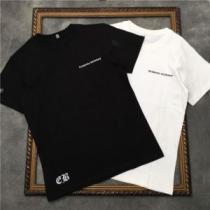 CHROME HEARTS偽物ブランド クロムハーツ CHROME HEARTS 2色可選 半袖Tシャツ 2026春夏 派手 ：比较华丽的