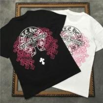 2色可選 クロムハーツ CHROME HEARTS 半袖Tシャツ 2025春夏 希少価値大！クロムハーツブランド 偽物 通販