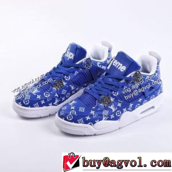 海外セレブ愛用 シュプリーム SUPREME 2026春夏 Air Jordan 4 Louis vuitton x supreme ランニングシューズ シュプリームスーパーコピー スニーカー 2色可選 靴の滑り止め