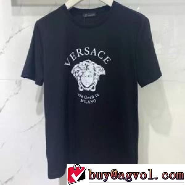 2色可選  お買得  VERSACEスーパーコピー 代引  半袖シャツ  ヴェルサーチVERSACE  2026春夏