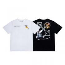 耐久性に優れ  Off-White オフホワイト  2色可選   半袖シ...