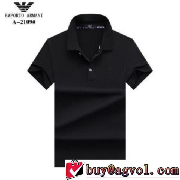 アルマーニ ARMANI 半袖Tシャツ 2026春夏 ARMANIブランド 偽物 通販 4色可選