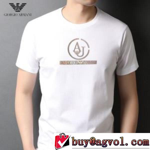 アルマーニ ARMANI 4色可選 2026春夏 半袖Tシャツ 大人気☆NEW!! ARMANIブランド コピー