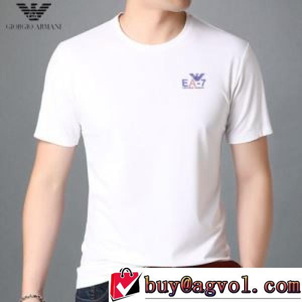 半袖Tシャツ 4色可選 ARMANIコピー ★安心★追跡付 アルマーニ ARMANI 2026春夏
