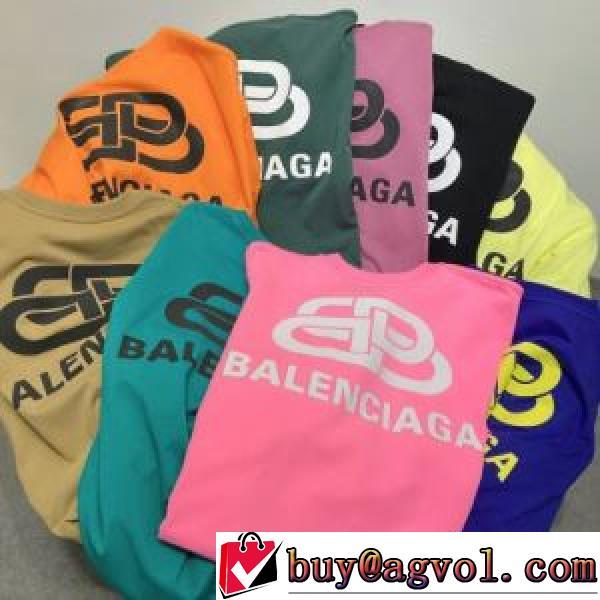 9色可選 BALENCIAGAスーパーコピー 半袖Tシャツ 高級感溢れるデザイン 2026春夏 バレンシアガ BALENCIAGA