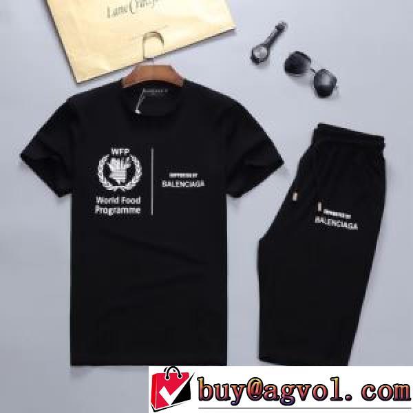 半袖Tシャツ 上下セット 2色可選 バレンシアガ BALENCIAGA 魅力的 BALENCIAGAブランド 偽物 通販 2025春夏