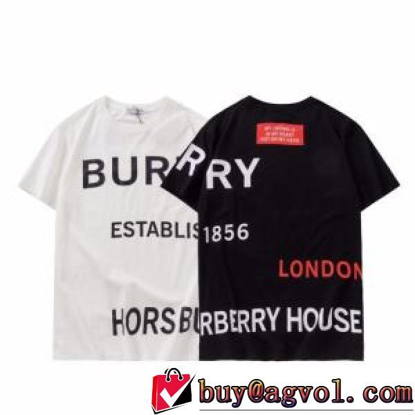 値下げ BURBERRYブランド 偽物 通販 2026春夏 2色可選 半袖Tシャツ バーバリー BURBERRY