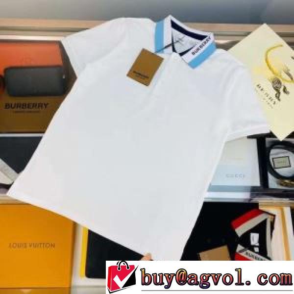 存在感◎ BURBERRYブランド 偽物 通販 2色可選 半袖Tシャツ 2026春夏 バーバリー BURBERRY