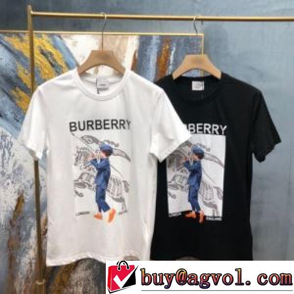 2026春夏 BURBERRYブランドスーパーコピー 2色可選 首胸ロゴ 半袖Tシャツ バーバリー BURBERRY
